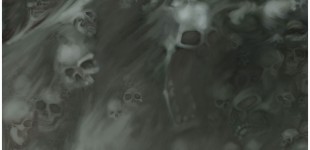 A texture sheet that I hand painted for use on a dark magic infused storm cell.